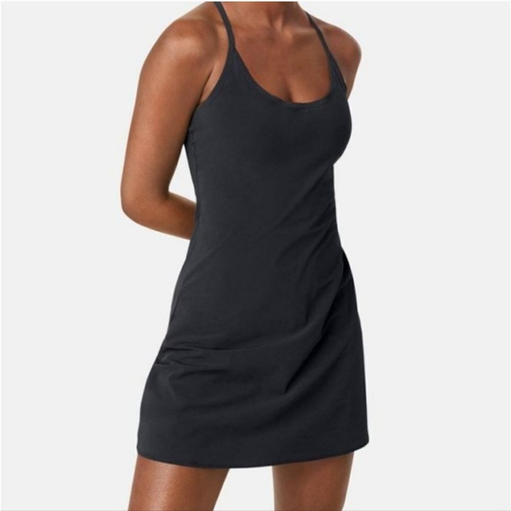 Outdoor Voices The Exercise Dress with Built in Shorts in Black Size Small